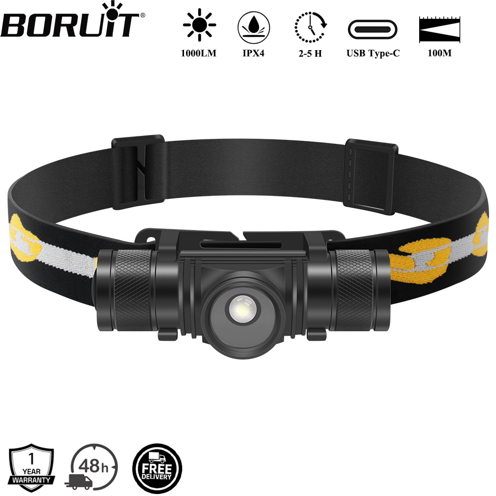 Lolin D32 - BORUiT D20 Zoom LED Latarka Czołowa