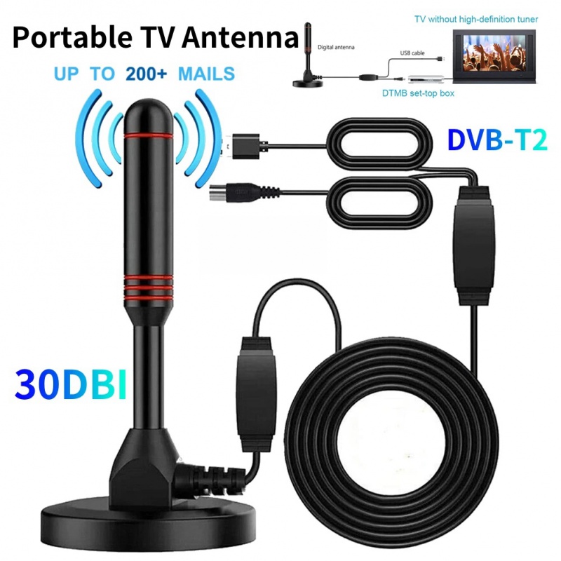 Devkitc - Przenośna antena telewizyjna HD antena cyfrowa