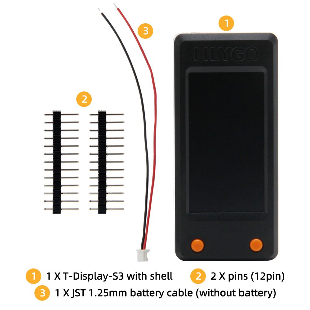 Ttgo Tdisplay - Moduł wyświetlacza TTGO T-Display-S3 1.9 cala