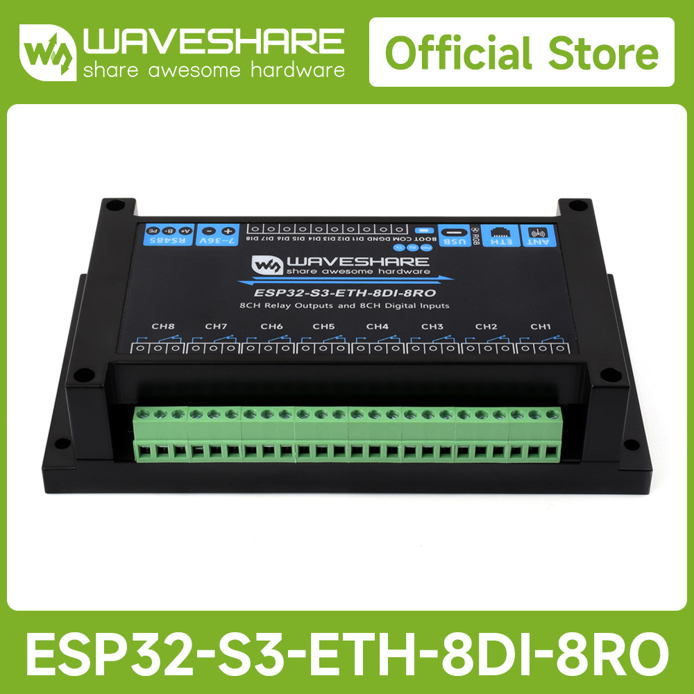 Waveshare przemysłowy 8-kanało – Waveshare Esp32 recenzja i cena