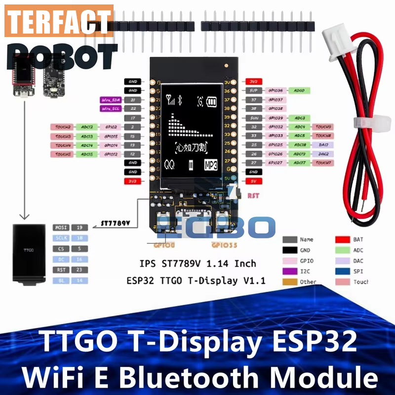 TTGO T-Display ESP32 Moduł WiF – Ttgo Tdisplay recenzja i cena