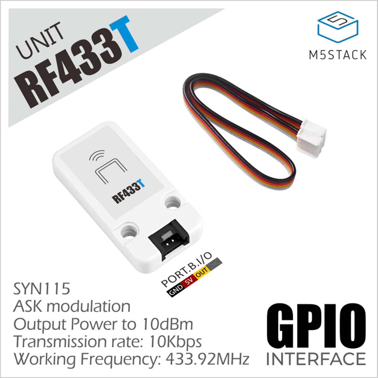 Oficjalny nadajnik RF UNIT 433 – M5Stack recenzja i cena