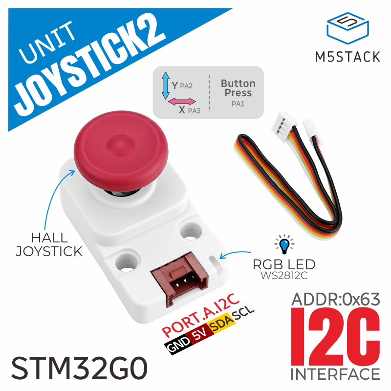 Oficjalny joystick M5Stack I2c – M5Stack Core2 recenzja i cena