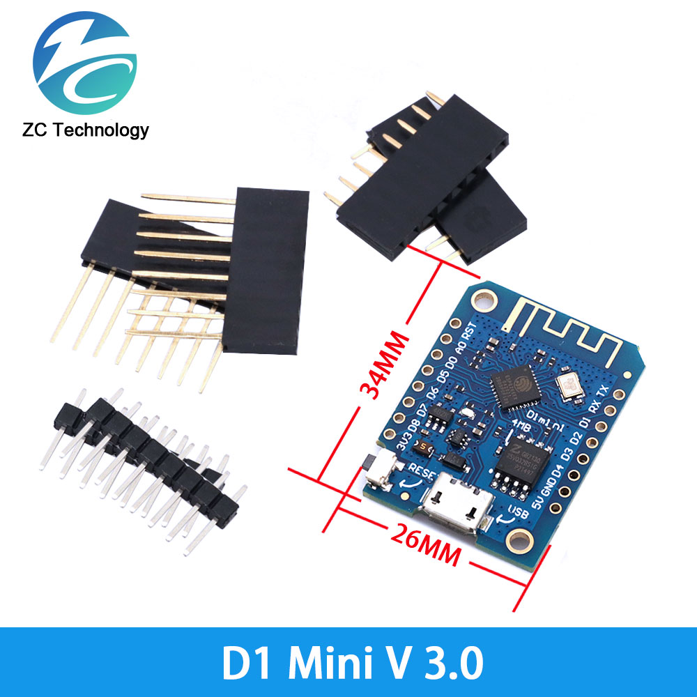 D1 Mini ESP8266 ESP-12F CH340G – Wemos D1 Mini recenzja i cena