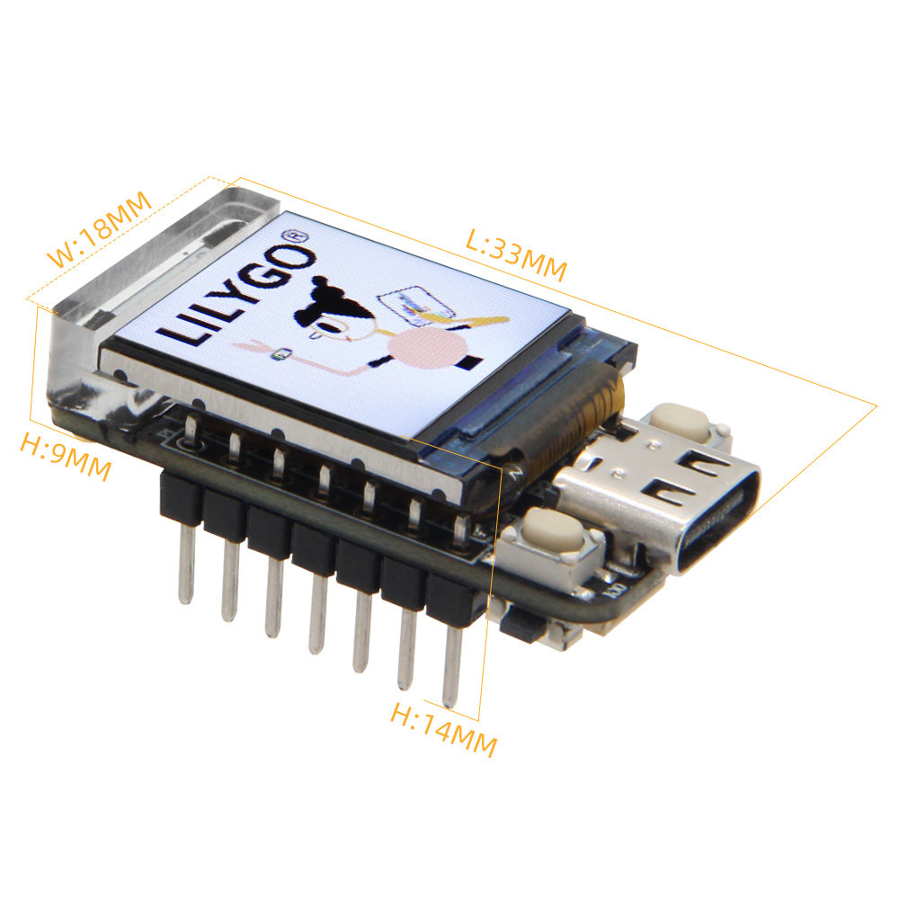 LILYGO T-QT Pro ESP32-S3 GC9A0 – Lolin S3 recenzja i cena