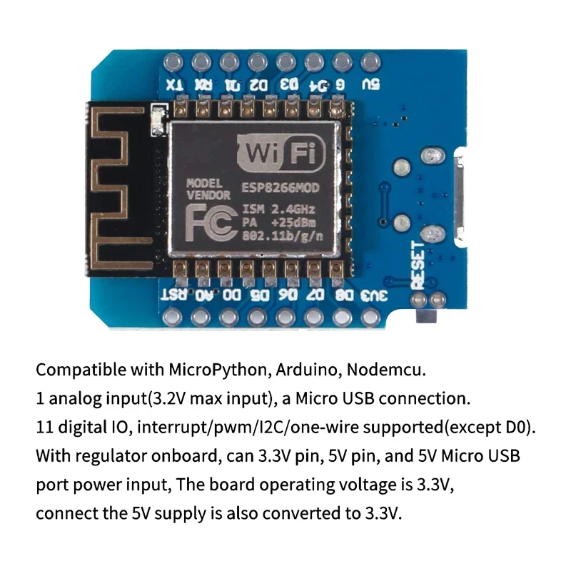 10 szt. WeMos D1 Mini Pro V3.0 – D1 Mini Pro recenzja i cena